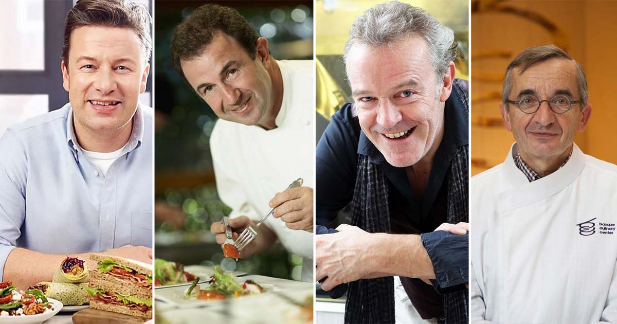 Patents by famous chefs background, blog post