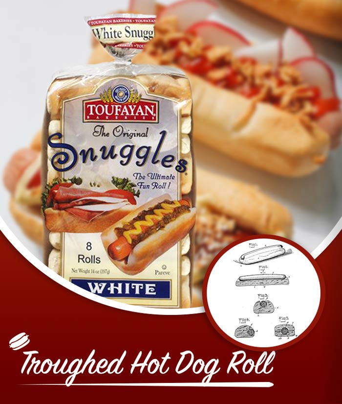 Troughed Hot Dog Roll