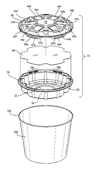 KFC Container Patent
