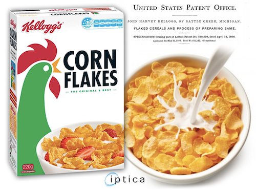 Kellogs Corn Flakes Patent