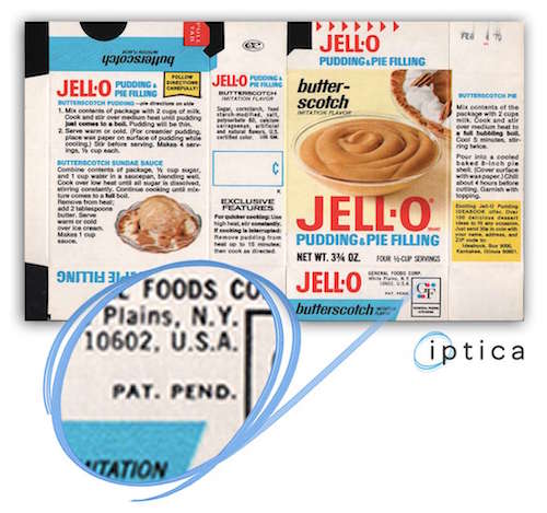 Jello Pudding Patent Pending