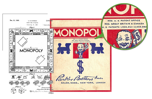 Monopoly Game Patent Image