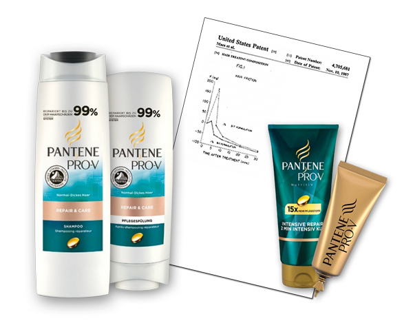 Pantene Shampoo Patent Image