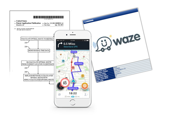 Waze Software Patent Image